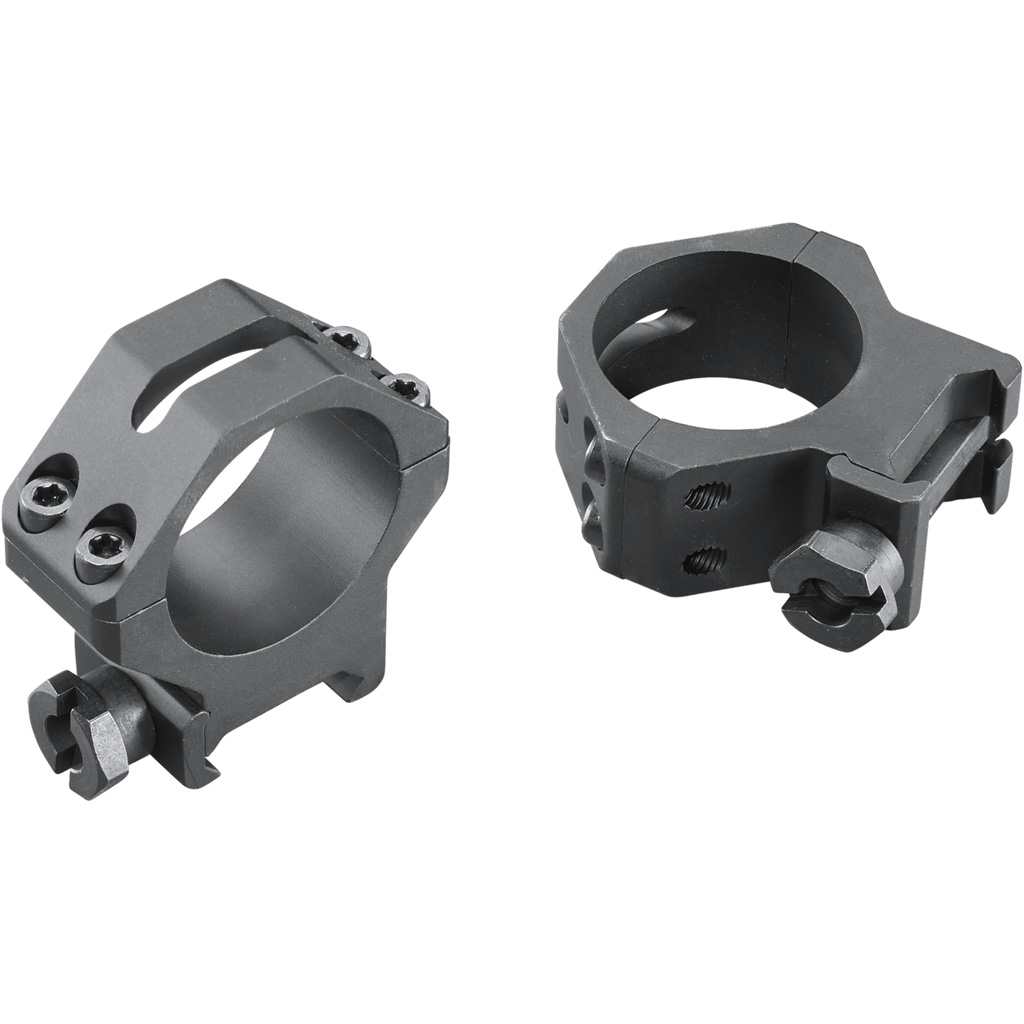 Weaver Tactical 4Hole Picatinny Ring Matte Black 30mm Medium Clamshell Pack - Image 2