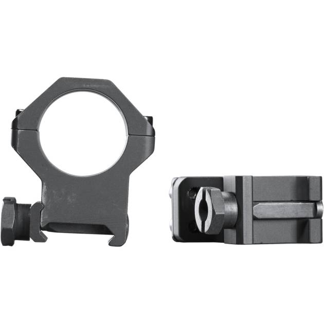 Weaver Tactical 4Hole Picatinny Ring Matte Black 1" XHigh Clamshell Pack