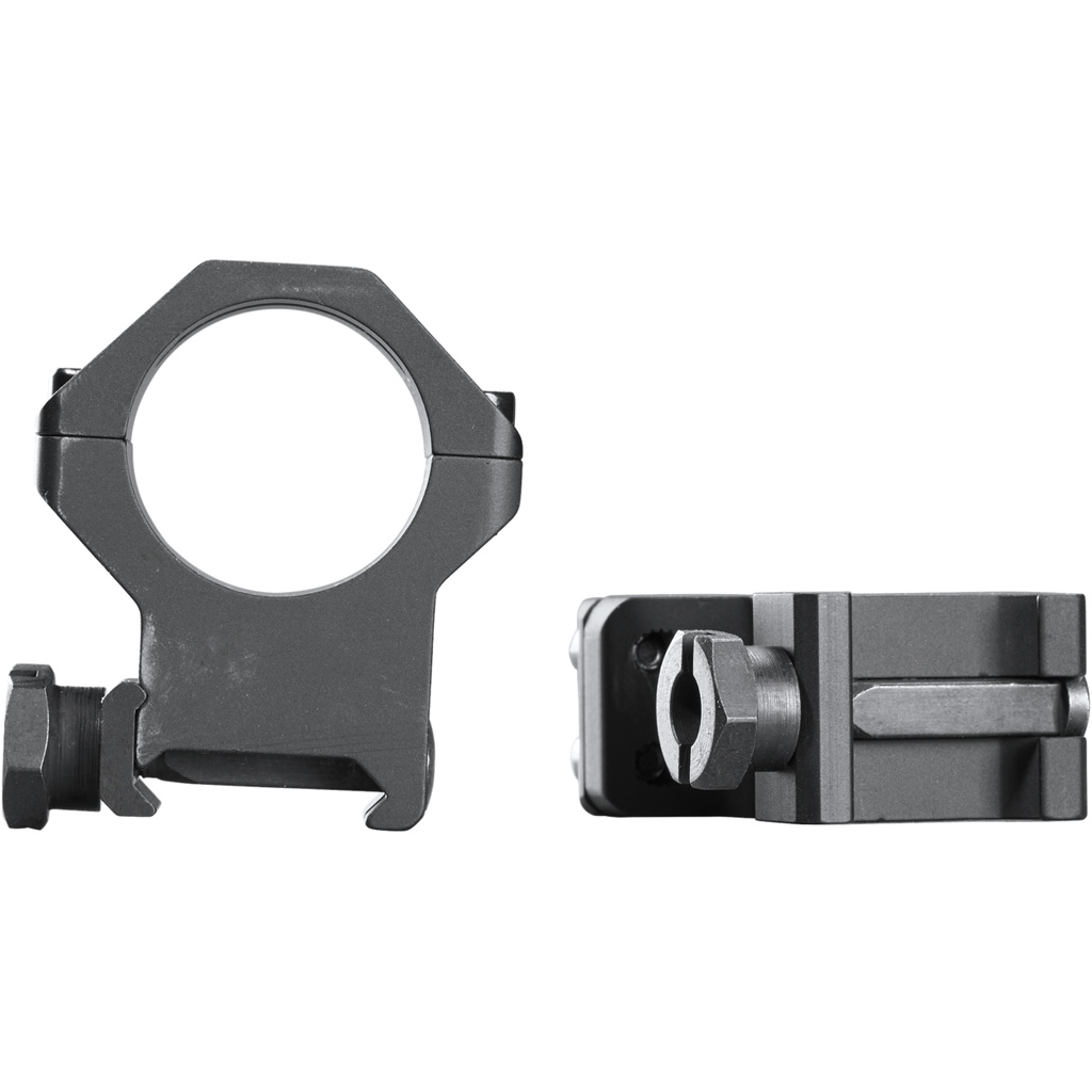 Weaver Tactical 4Hole Picatinny Ring Matte Black 1" XHigh Clamshell Pack