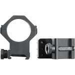 Weaver Tactical 6Hole Picatinny Ring Matte Black 30mm High Clamshell Pack