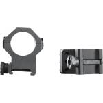 Weaver Tactical 6Hole Picatinny Ring Matte Black 1" XHigh Clamshell Pack