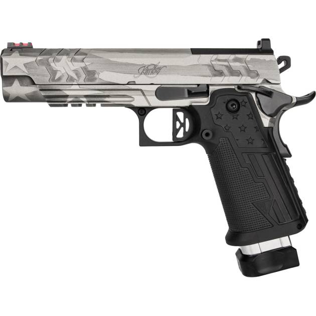 Kimber 2K11 Independence Pistol 45 ACP 5 in. Flag Silver Cerakote/ BLK 13 rd.
