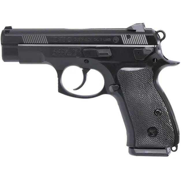 CZ 75 D PCR Compact 50th Anniversary Elite Pistol 9 mm 3.75 in. Black w/Decocker 15 rd.
