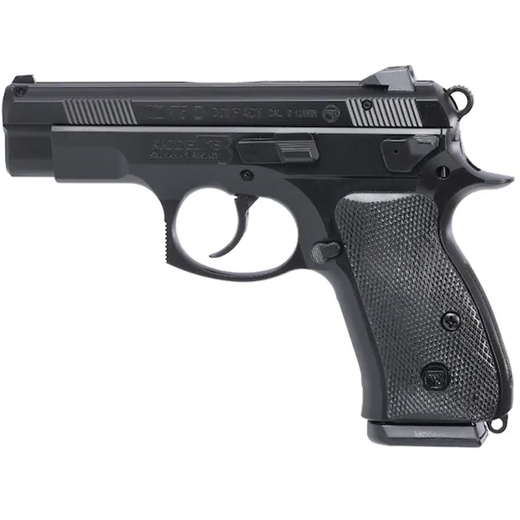 CZ 75 D PCR Compact 50th Anniversary Elite Pistol 9 mm 3.75 in. Black w/Decocker 15 rd.