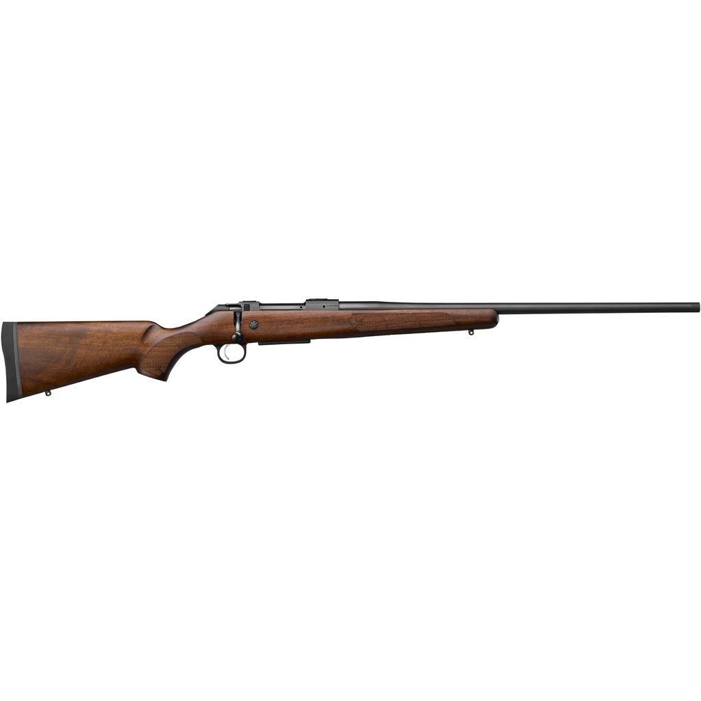 CZ 600 Plus American Rifle 6.5 CM 24 in. Walnut w/Drill&Tap Threaded 5 rd. - Image 2