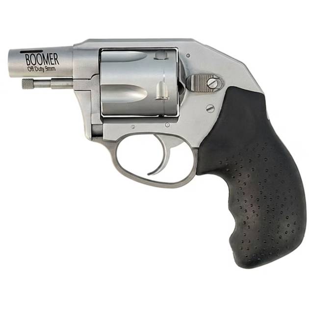 Charter Arms Boomer Revolver 9mm 2 in. Stainless/Wood 5 rd.