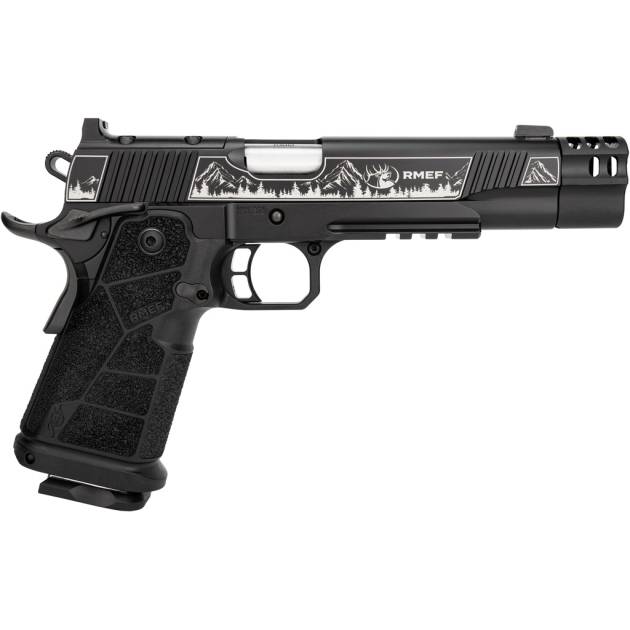 Kimber 1911 DS REMF Warrior Pistol 10mm 5 in. BLK REMF Engraved Comp OR 15 & 18 rd