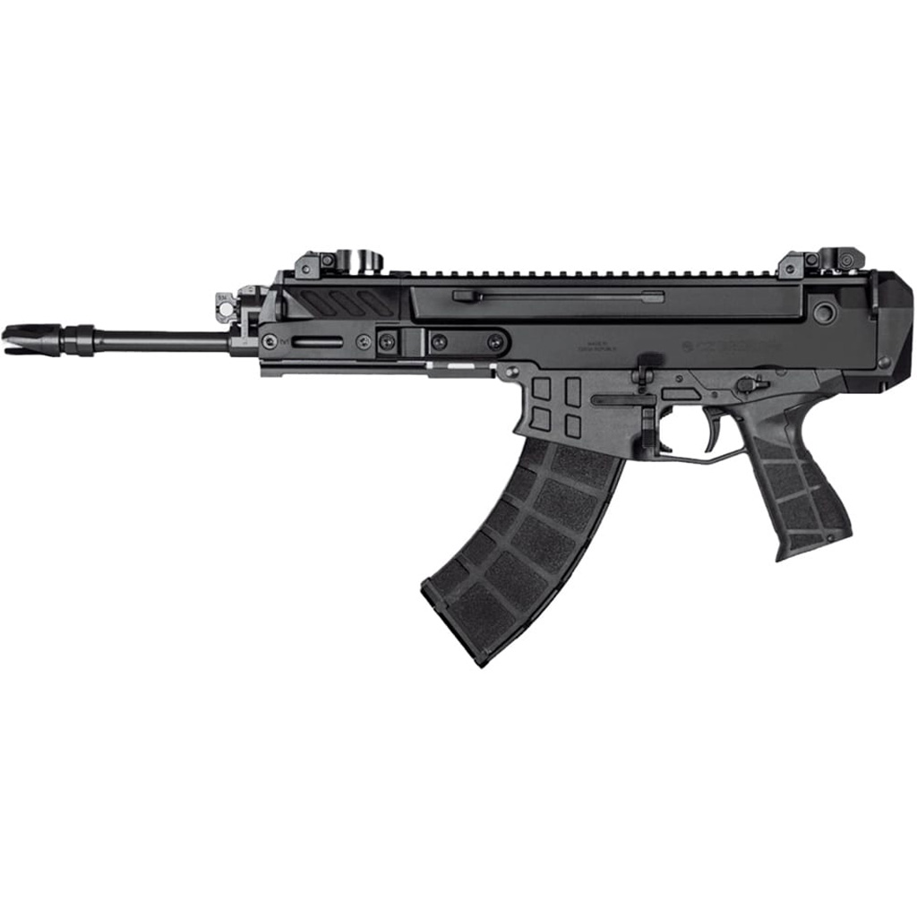 CZ Bren 2 MS Pistol 7.62X39mm 9 in. Black w/SB Tactical Brace 30 rd.