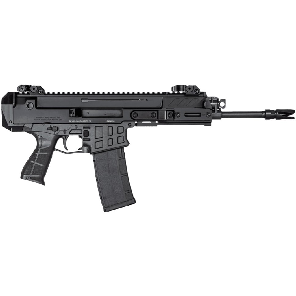 CZ Bren 2 MS Pistol 7.62X39mm 11 in. Black w/SB Tactical Brace 30 rd. - Image 2