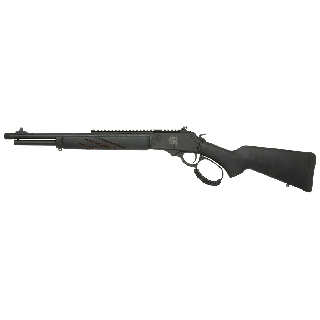 Rossi R95 Black Bear Edition Lever Action Rifle 30-30 Win. 16.5 in Triple Black w/Engraved Stk 5rd