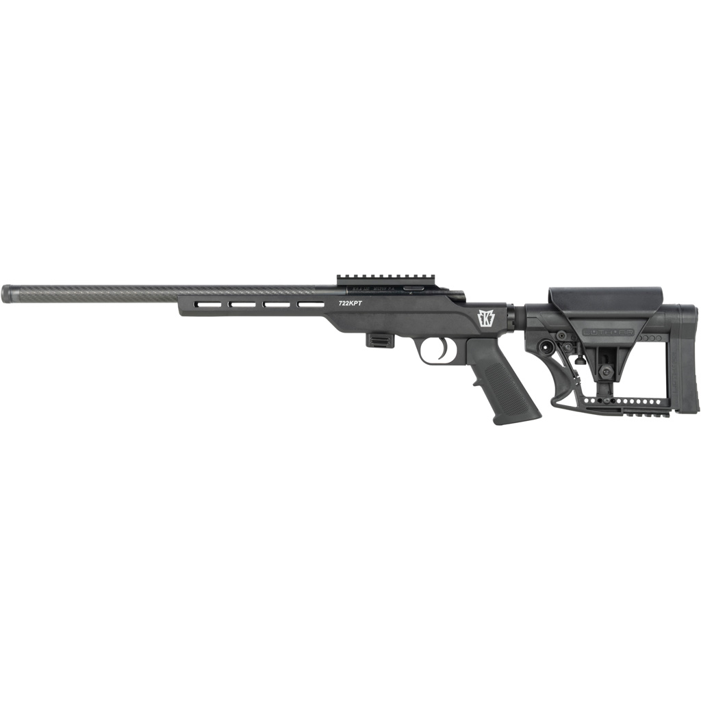 Keystone Carbon Precision Trainer Model 722 Rifle 22 lr 16.5in Alum BLK/Carbon Threaded Barrelw/Case - Image 2