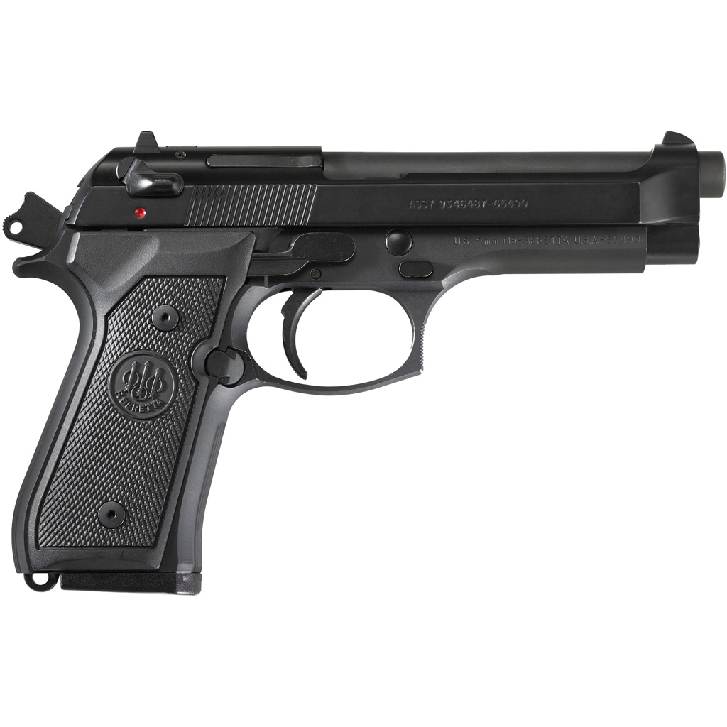 Beretta M9 Pistol 9mm 4.9 in. Black 15 rd.