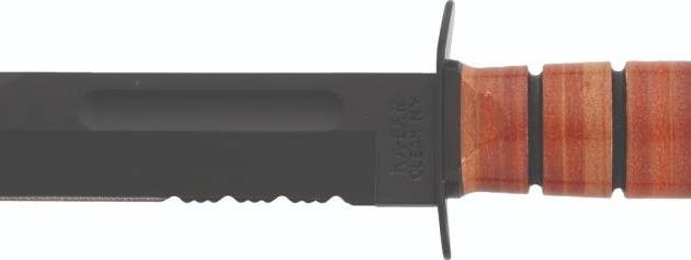 KBA KA-BAR USMC LEATHER SERR