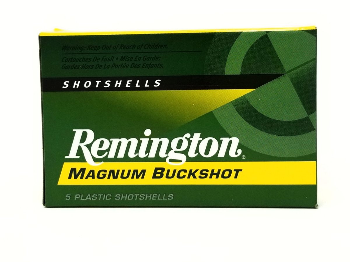 Remington 12 Gauge Ammunition Express Magnum 12HB4 3 4 Buck 41Pellets 1225fps 5 Rounds