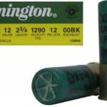 Remington 12 Gauge Ammunition 12SB00 2-3/4" 00 Buck 12 Pellet 5 rounds