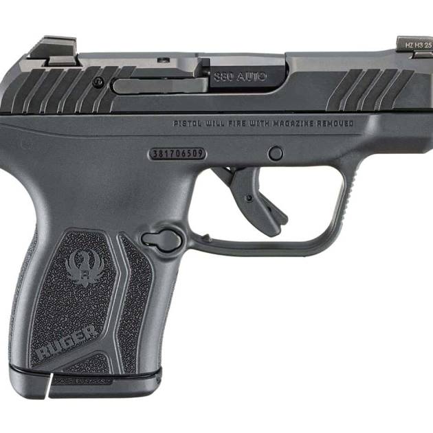 RUGER LCP MAX 380ACP BLK 10+1 SAFETY