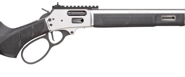 Smith & Wesson Model 1854 .45 Long Colt lever-action rifle with black synthetic stock