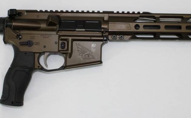 Core Elite Ops CEO15P03 Battle Series Pistol 5.56 NATO 10.5" Midnight Bronze Cerakote