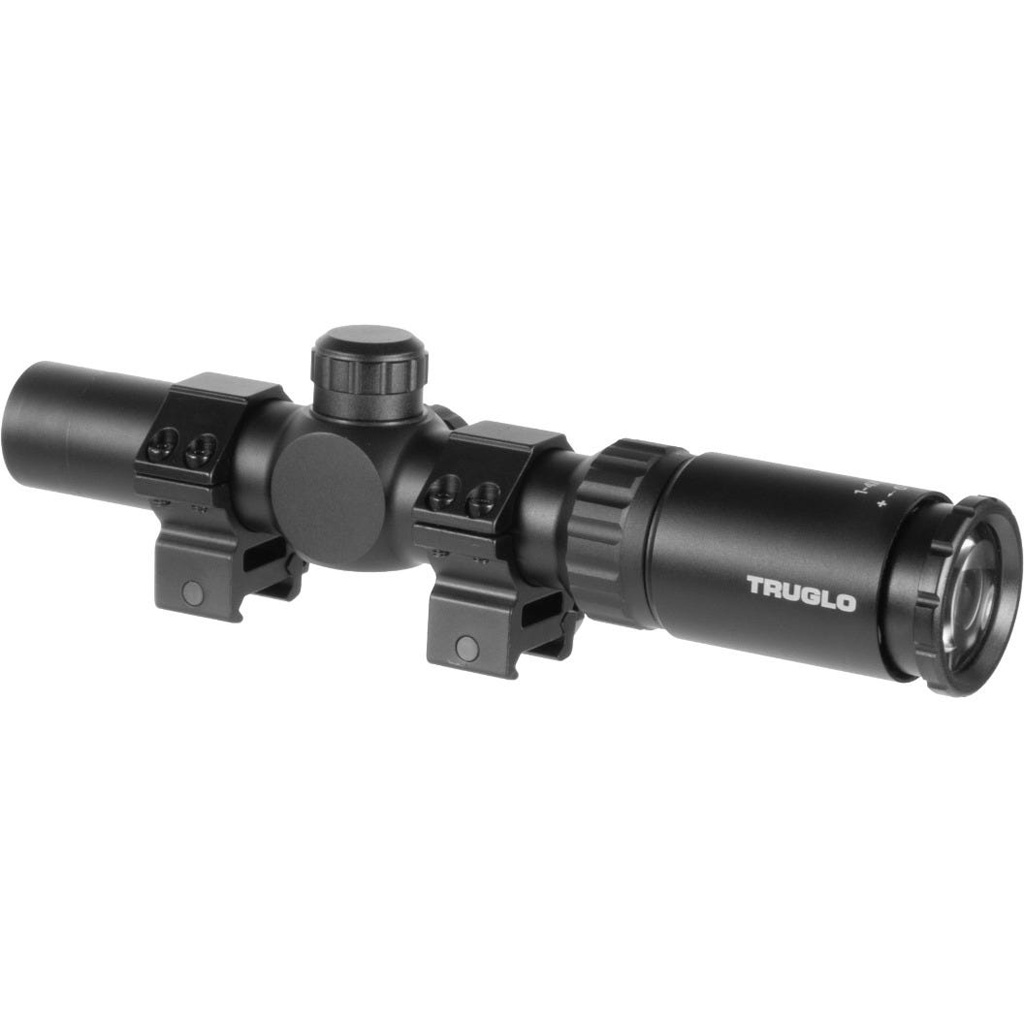 TruGlo TruBrite 30 Hunter Scope Black 1-4x24 30mm - Image 2