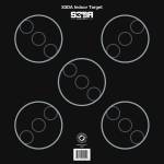 Maple Leaf S3DA 3D Target Face Black ASA 25 pk.