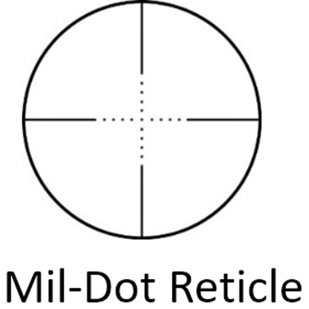 BSA Optics Outlook Air Rifle Scope 4x32mm Mil-Dot w/ Rings - Image 2