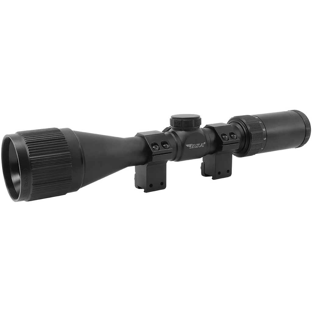BSA Optics Outlook Air Rifle Scope 3-9x40mm Mil-Dot w/ Rings - Image 2