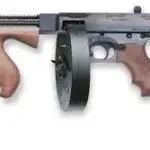 THOMPS 1927A1 DELX 45ACP RFL 100RD DET STOCK