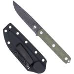 CobraTec Outdoor Warrior Knife Fixed Blade OD Green
