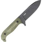 CobraTec PSK Knife Black Dark Stonewash Fixed Blade OD Green Dark Stonewash