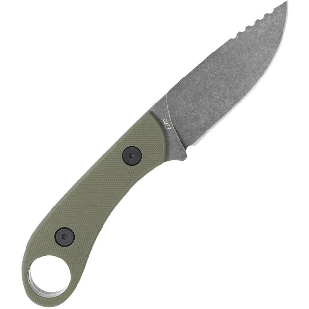 CobraTec D2 Skinner Knife Generation II Fixed Blade OD Green