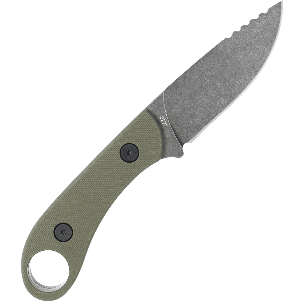 CobraTec D2 Skinner Knife Generation II Fixed Blade OD Green