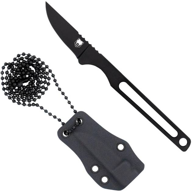 CobraTec Surgeon Knife Fixed Blade Black