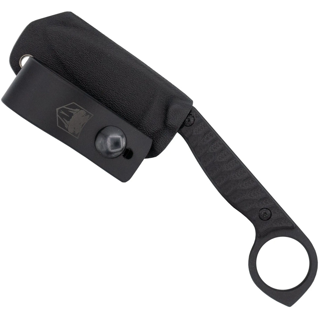 CobraTec Wolfteeth Knife Fixed Blade Black - Image 2