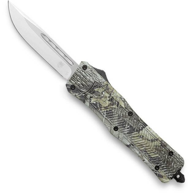 CobraTec Medium CTK-1 OTF Knife Dual Action OTF Blade Woodland