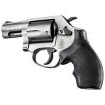 Hogue Overmolded Rubber Bantam Grip S&W J Frame Revolvers Black