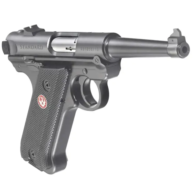 RUGER MRK IV STD 22LR 4.75" BLUED BLK GRP FXD SIGHT