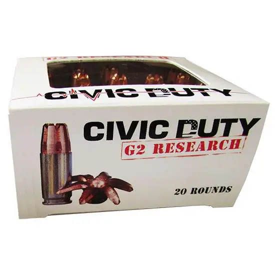 G2R CIVIC DUTY 10MM 20RD BOX 25 BOXES PER CASE - Image 3