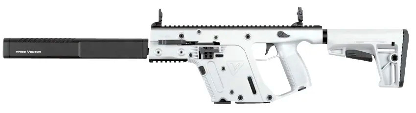KRISS VECTOR KV45-CAP20 Gen II CRB 45ACP 16" 13+1 Alpine White Cerakote 6 Position Stock