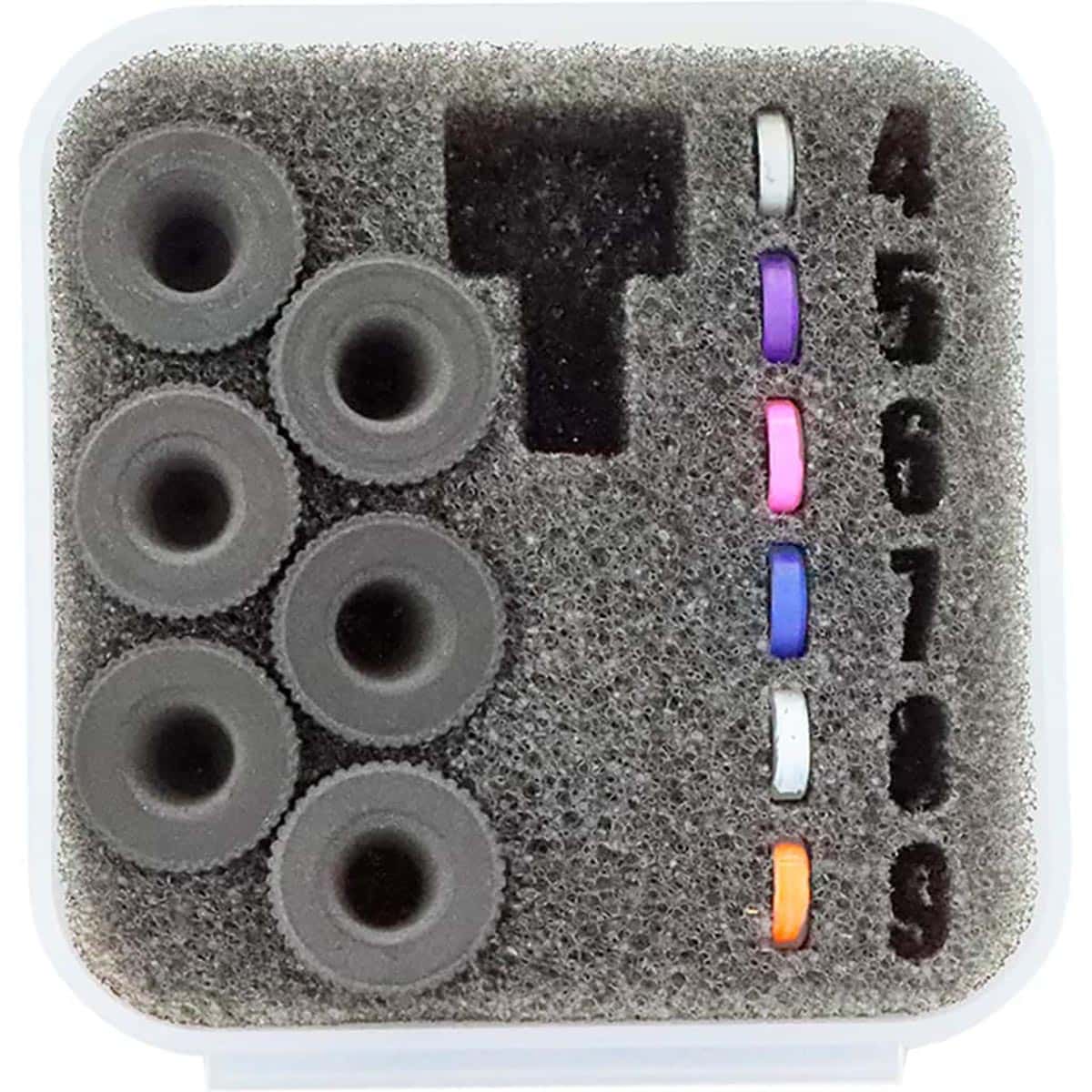 Specialty Iron I Rifle Peep Kit Contains 6 Apertures and 6 Verifiers with Case - Image 2