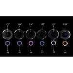 Specialty Iron I Rifle Peep Kit Contains 6 Apertures and 6 Verifiers with Case