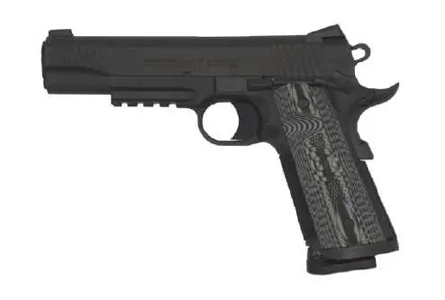 COLT 1911 CCU RAIL 45 ACP 5" MATTE BLACK DLC - Image 3