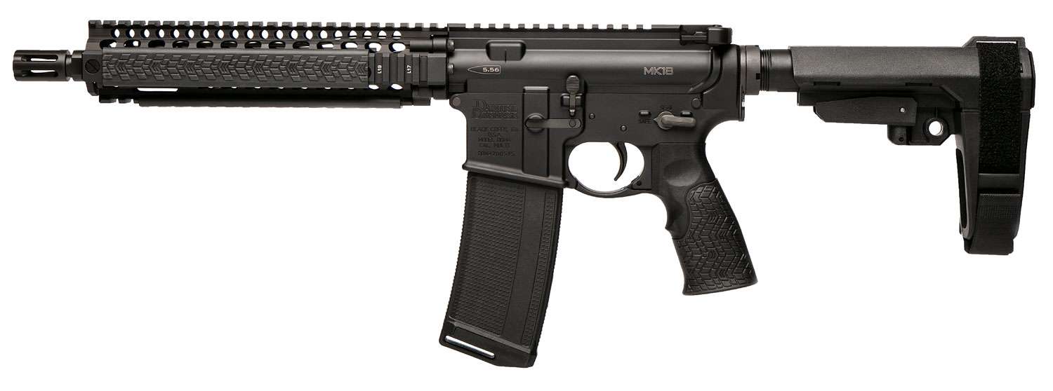 DANIEL DEFENSE MK18 5.56MM Pistol RIS II RAIL Black 10.3" SBA3 1-32RD MAG