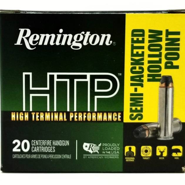 Remington 357 Mag Ammunition HTP RTP357M7A 110 Grain Semi-Jacketed Hollow Point 20 Rounds