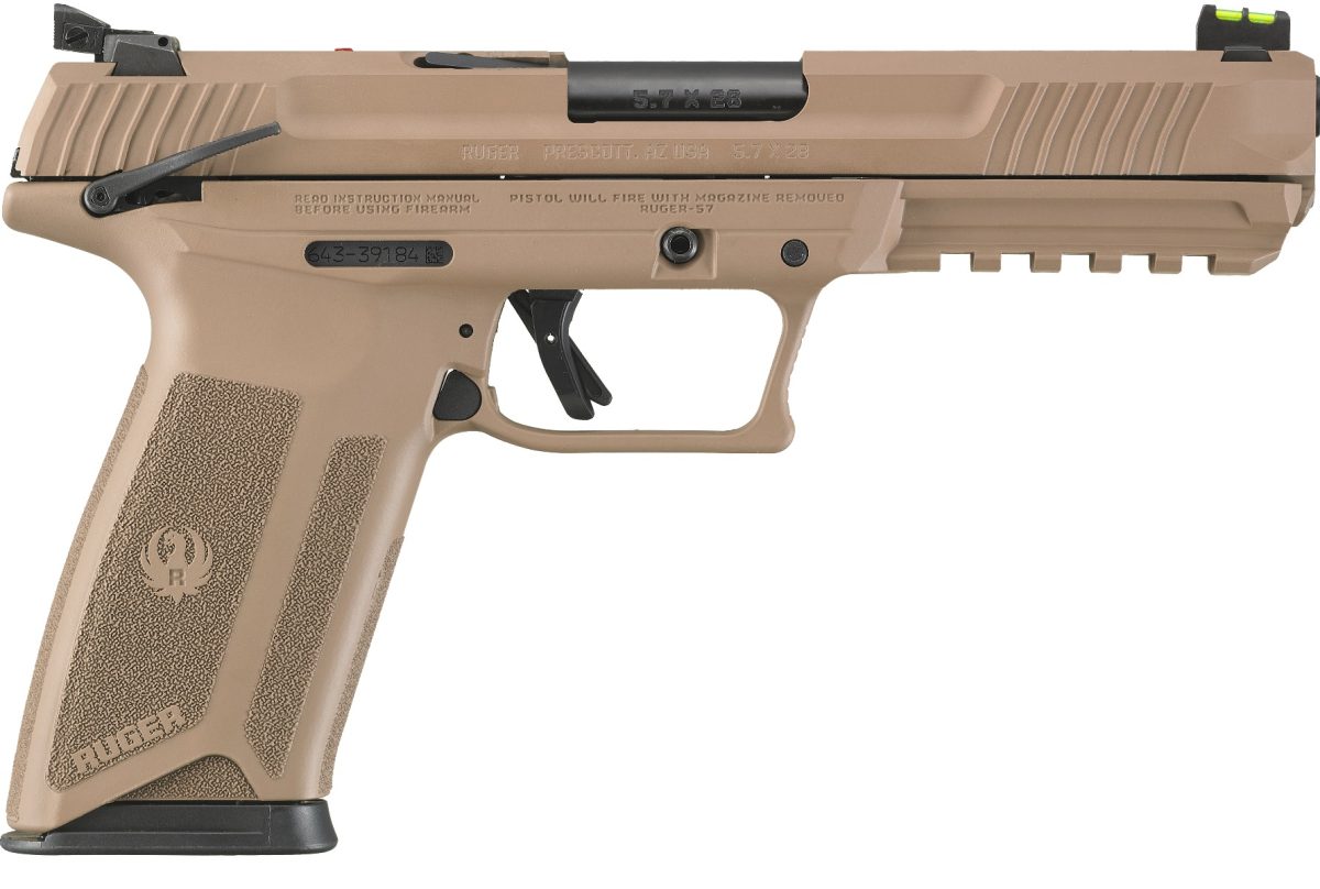 Ruger 57 5.7 semi-auto pistol with 20-round capacity