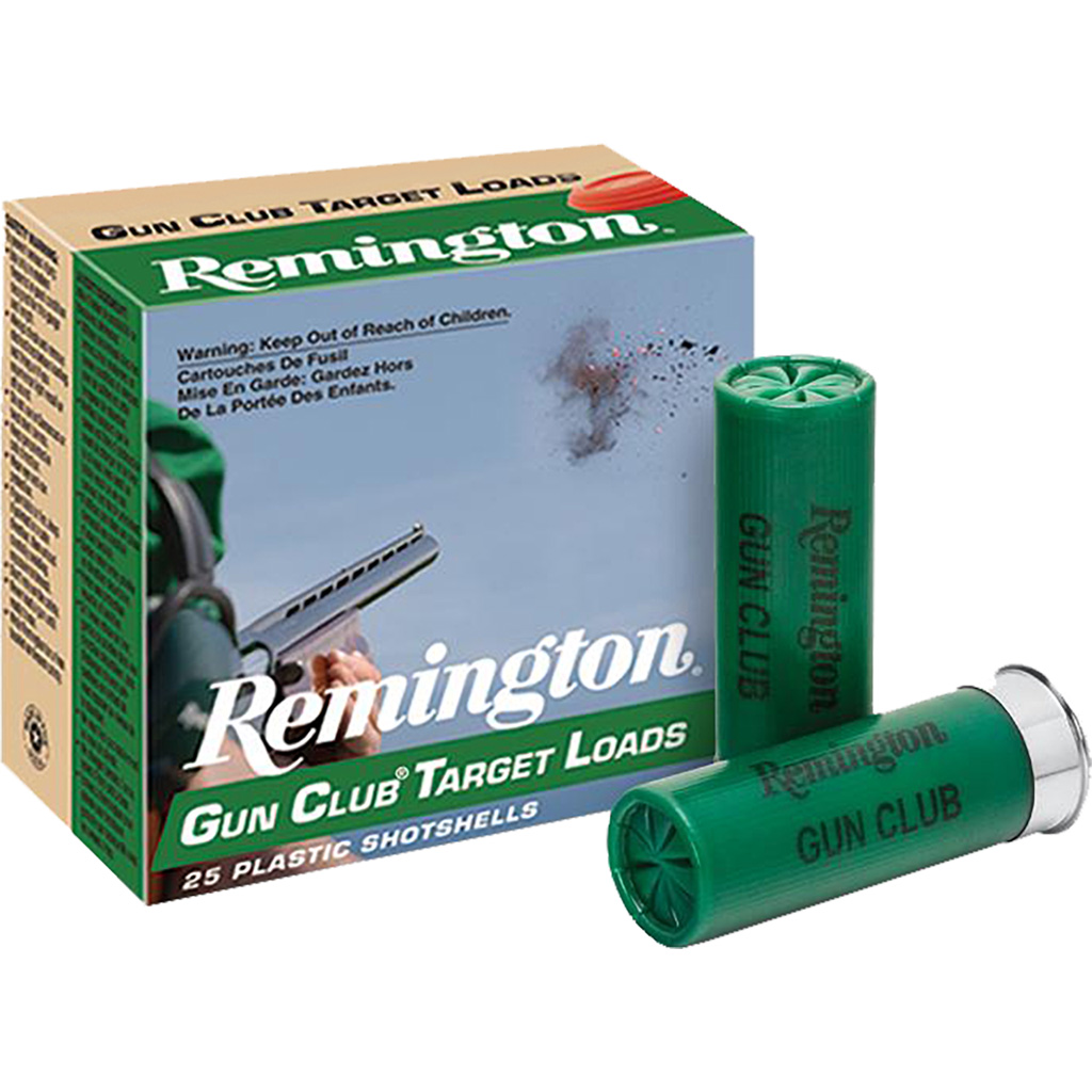 Remington Gun Club Target Loads 12 ga. 2.75 in. 2 3/4 Dr. 1 oz. 8 Shot 250 rd.