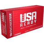 Winchester USA Ready Pistol Ammo 40 S&W 165 gr. FMJ Flat Nose 50 rd.