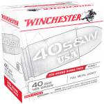 Winchester USA Pistol Ammo 40 S&W 165 gr. FMJ 200 rd.