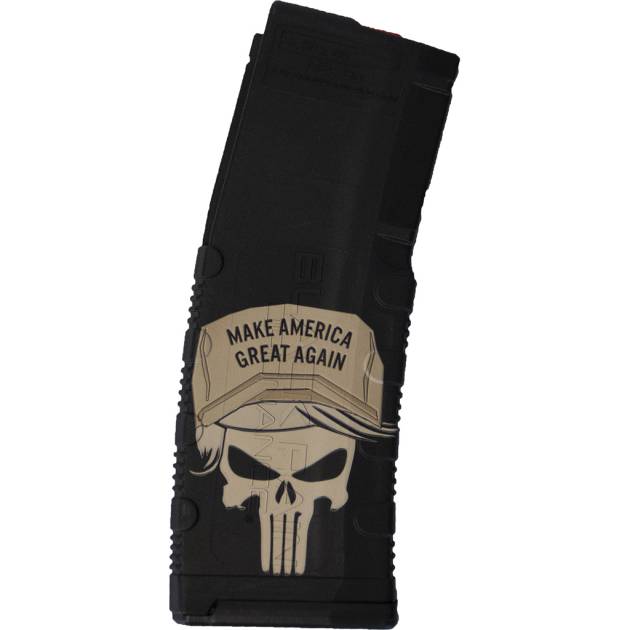 Black Rain Ordnance Lasered AR15 Magazine Trump Punisher 30 rd.