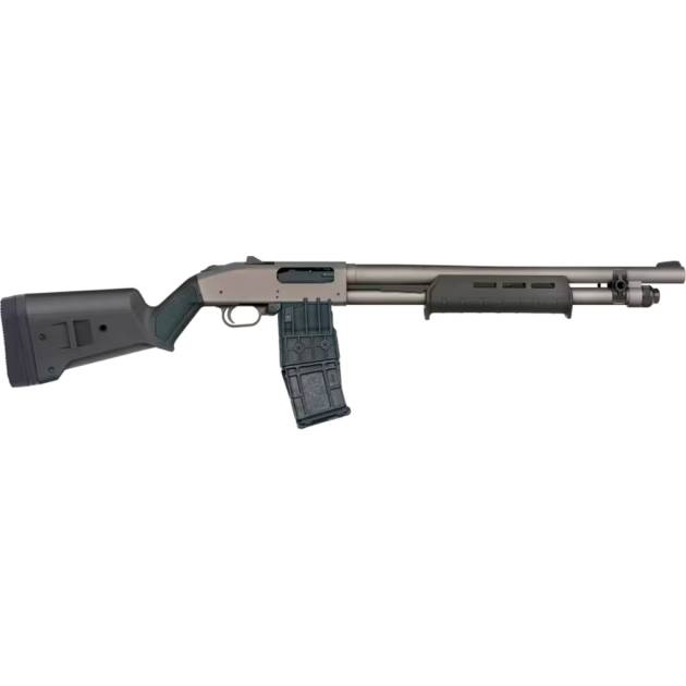 Mossberg 590M Shotgun 12 ga. 18.5 in. Tungsten Cerakote 3 in.