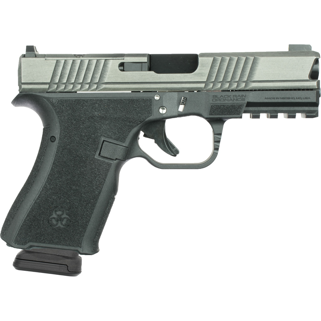 Black Rain Ordnance Frontline Pistol 9mm 4 in. Black/Gun Metal Grey Battleworn 15 rd. - Image 2